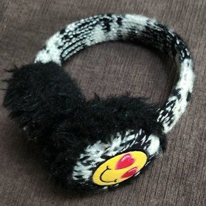 Emoji ear muffs , girls , one size